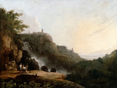 Ansicht von Tivoli - die Cascatelle und die Villa des Maecenas von Richard Wilson